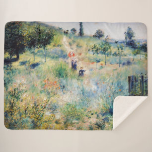 Couverture Sherpa Renoir - Chemin menant à travers l'herbe haute