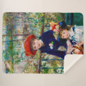 Couverture Sherpa Renoir’s Mother and Child  (Devant (Horizontal))