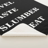 Couverture Sherpa Répéter le sciage de goût de voyage | Créez votre  (3/4)