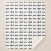 Couverture Sherpa Requins (Devant)