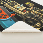 Couverture Sherpa Respect Your Elders Gaming Control Retro Funny (3/4)