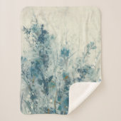 Couverture Sherpa Ressort bleu (Devant)