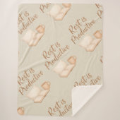 Couverture Sherpa Rest is Productive (Devant)