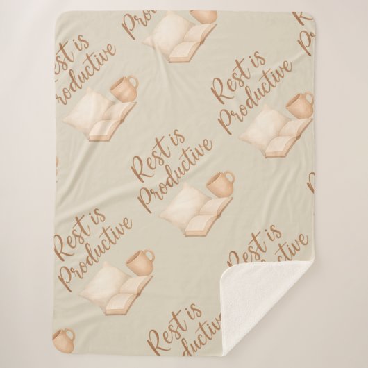 Couverture Sherpa Rest is Productive (Devant)