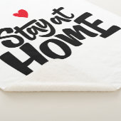 Couverture Sherpa Restez à la maison Coeur (3/4)