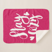 Couverture Sherpa Restez à l'aise (Devant (Horizontal))