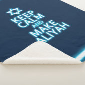 Couverture Sherpa Restez Calme Et Faites De L'Aliyah (3/4)