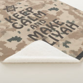 Couverture Sherpa Restez Calme Et Faites De L'Aliyah (3/4)