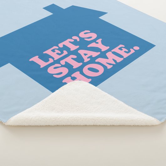 Couverture Sherpa Restons à la maison Bleu (3/4)