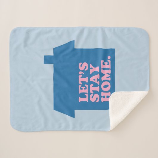 Couverture Sherpa Restons à la maison Bleu (Devant (Horizontal))