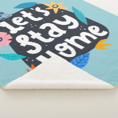 Couverture Sherpa Restons à la maison Floral (3/4)