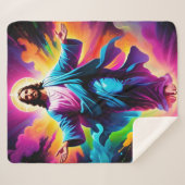 Couverture Sherpa Résurrection de Jésus Christ (Devant (Horizontal))