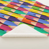 Couverture Sherpa retour à l'école crayons colorés (3/4)