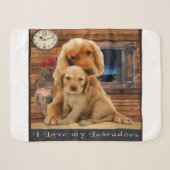 Couverture Sherpa Retriever du Labrador (Devant (Horizontal))