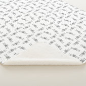 Couverture Sherpa Retro Airplanes Aviation Art CUSTOM BG COLEUR (3/4)