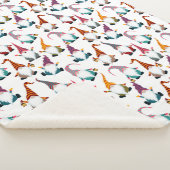 Couverture Sherpa Retro Classic Elf Gnomes Noël (3/4)