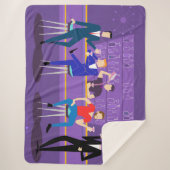 Couverture Sherpa Retro Gay Bar Sherpa Blanche (Devant)