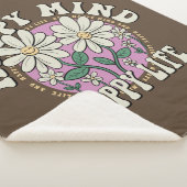 Couverture Sherpa Retro Happy Mind Happy Life (3/4)