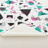 Couverture Sherpa Retro Memphis Geometric Pattern (3/4)