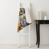 Couverture Sherpa Retro San Francisco Patchwork (En situation)