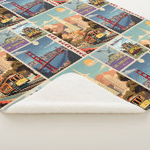 Couverture Sherpa Retro San Francisco Patchwork (3/4)
