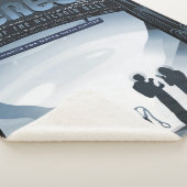 Couverture Sherpa Retro Space Travel Poster-Nwarf Planet Ceres. (3/4)