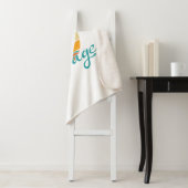 Couverture Sherpa Retro Sunset 81 Vintage Distressed (En situation)