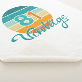 Couverture Sherpa Retro Sunset 81 Vintage Distressed (3/4)