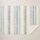 Couverture Sherpa Rêve de licorne blanc violet (Devant (Horizontal))