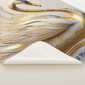 Couverture Sherpa "Réveil doux du cygne" (3/4)