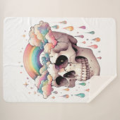 Couverture Sherpa Rêves Arc-en-Ciel (Devant (Horizontal))