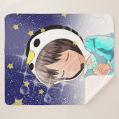 Couverture Sherpa Rêves de manchot (Devant (Horizontal))