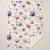 Couverture Sherpa Rêves floraux (Devant)