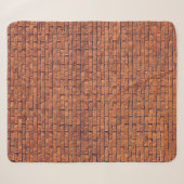 Couverture Sherpa revêtement Brown (Devant (Horizontal))