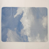 Couverture Sherpa Rêveuse Nuageuse (Devant (Horizontal))