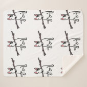 Couverture Sherpa Rex TV Terrier Sherpa.Blanket (Devant (Horizontal))