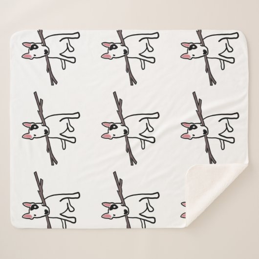 Couverture Sherpa Rex TV Terrier Sherpa.Blanket (Devant (Horizontal))