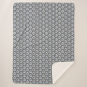 Couverture Sherpa Rhinestones gris bg (Devant)