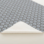 Couverture Sherpa Rhinestones gris bg (3/4)