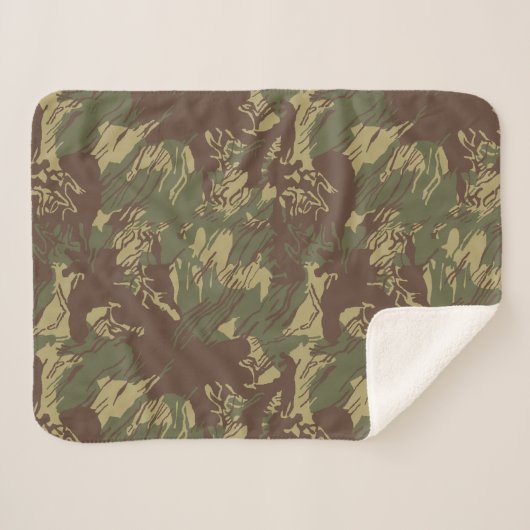 Couverture Sherpa Rhodesian Brushstroke CAMO (Devant (Horizontal))