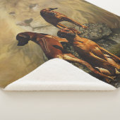 Couverture Sherpa Rhodesian Ridgeback avec Lion (3/4)