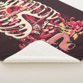 Couverture Sherpa RICK ET MORTY™ | Anatomie Park Rib Cage (3/4)