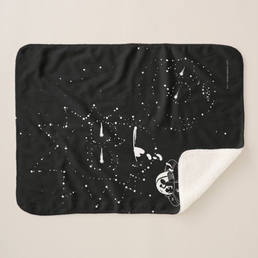 Couverture Sherpa RICK ET MORTY™ | Constellations (Devant (Horizontal))