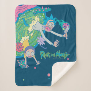 Couverture Sherpa RICK ET MORTY™ Décrochage du portail infecté