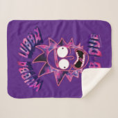 Couverture Sherpa RICK ET MORTY™ | Dub-Dub Lubba Wubba (Devant (Horizontal))