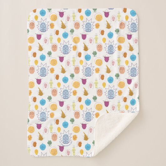 Couverture Sherpa RICK ET MORTY™ | Get Schwifty (Devant)