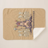 Couverture Sherpa RICK ET MORTY™ | Les Sans-Pies (Devant (Horizontal))