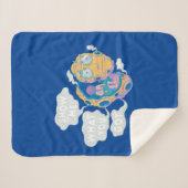 COUVERTURE SHERPA RICK ET MORTY™ | MONTREZ-MOI CE QUE VOUS AVEZ OBTE (Devant (Horizontal))