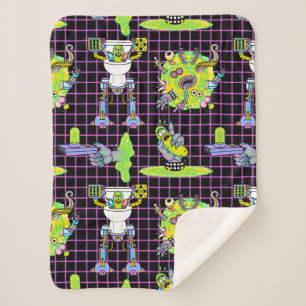 Couverture Sherpa RICK ET MORTY™ Motif du portail de prélèveme