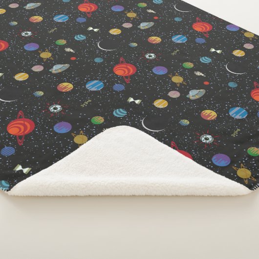 Couverture Sherpa RICK ET MORTY™ | Motif spatial (3/4)